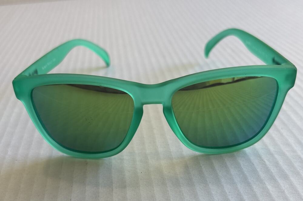 Goodr OG Polarized Sunglasses Nessys Midnight Orgy Teal Green Mint Eyewear